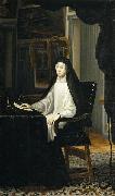 unknow artist Portrait of Queen Mariana de Austria as a Widow Germany oil painting artist